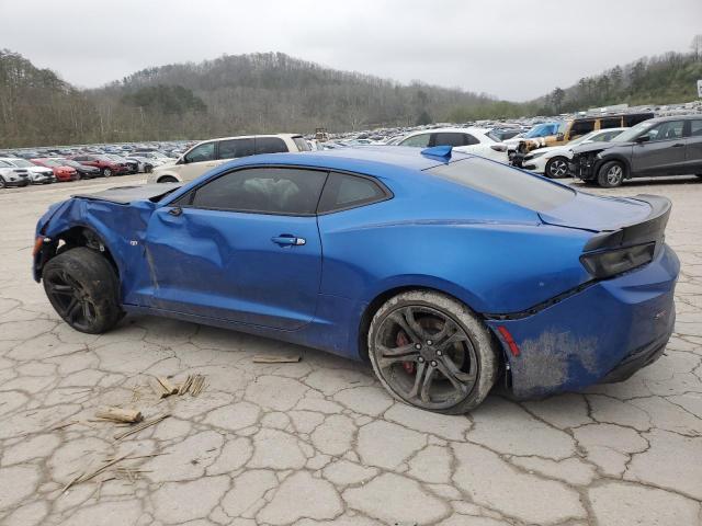1G1FE1R75J0112174 - 2018 CHEVROLET CAMARO SS BLUE photo 2