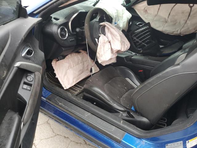 1G1FE1R75J0112174 - 2018 CHEVROLET CAMARO SS BLUE photo 8