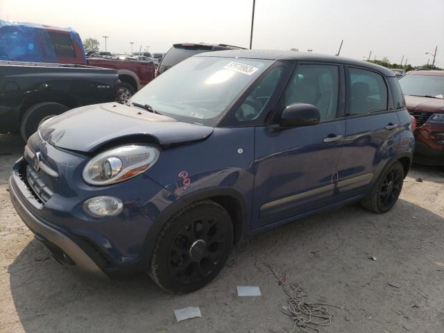 ZFBCFADH5JZ040981 - 2018 FIAT 500L TREKKING BLUE photo 1