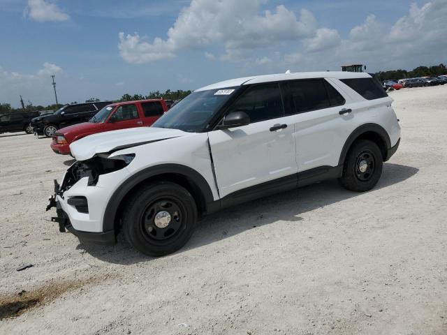 1FM5K8AB2NGB71390 - 2022 FORD EXPLORER POLICE INTERCEPTOR WHITE photo 1