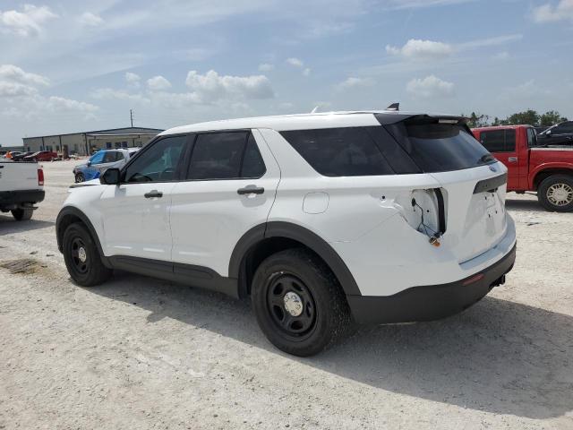 1FM5K8AB2NGB71390 - 2022 FORD EXPLORER POLICE INTERCEPTOR WHITE photo 2