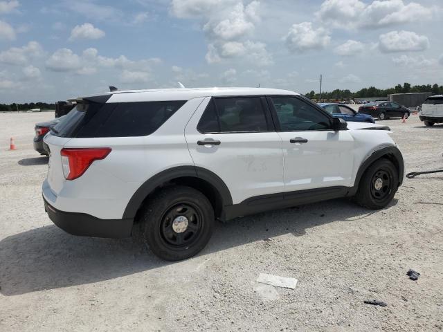 1FM5K8AB2NGB71390 - 2022 FORD EXPLORER POLICE INTERCEPTOR WHITE photo 3