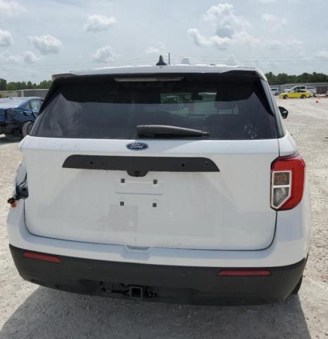 1FM5K8AB2NGB71390 - 2022 FORD EXPLORER POLICE INTERCEPTOR WHITE photo 6
