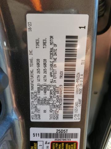 5TFNC5DB1RX048519 - 2024 TOYOTA TUNDRA CREWMAX PLATINUM Graphit Foto 12