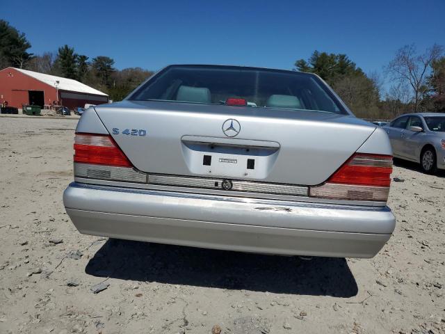 WDBGA43G7VA344954 - 1997 MERCEDES-BENZ S 420 SILVER photo 6