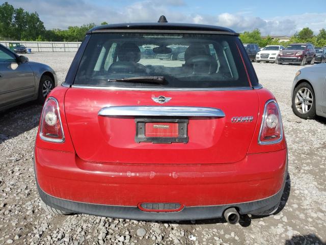 WMWMF3C56ATZ63071 - 2010 MINI COOPER RED photo 6