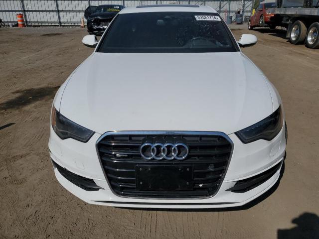 WAUHGAFCXFN015586 - 2015 AUDI A6 PRESTIGE WHITE photo 5