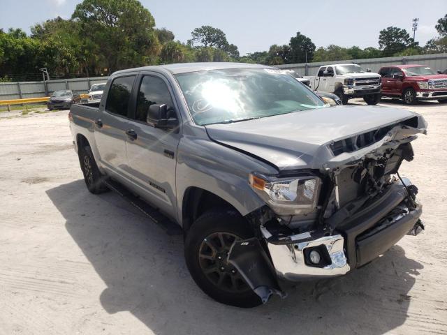 5TFDY5F17MX967239 - 2021 TOYOTA TUNDRA CREWMAX SR5 GRAY photo 1