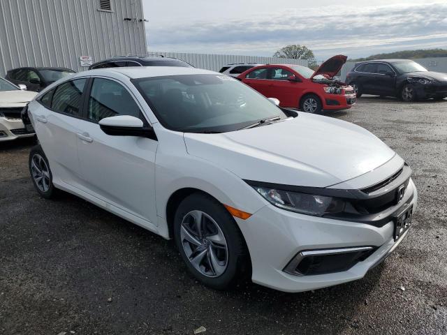 2HGFC2F60LH565536 - 2020 HONDA CIVIC LX WHITE photo 4