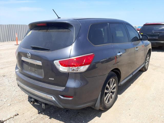 5N1AR2MM8EC689760 - 2014 NISSAN PATHFINDER S 蓝色 照片 4