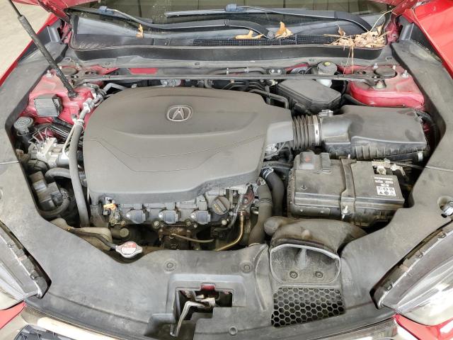 19UUB2F66JA007910 - 2018 ACURA TLX TECH+A Կարմիր լուսանկար 11