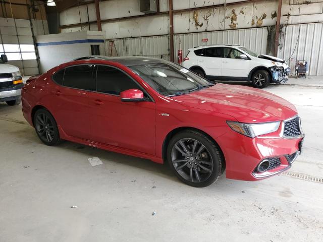 19UUB2F66JA007910 - 2018 ACURA TLX TECH+A Կարմիր լուսանկար 4