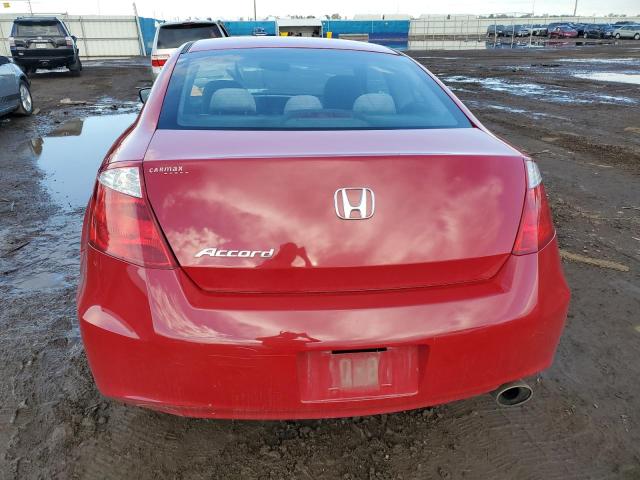 1HGCS12368A003271 - 2008 HONDA ACCORD LX-S RED photo 6