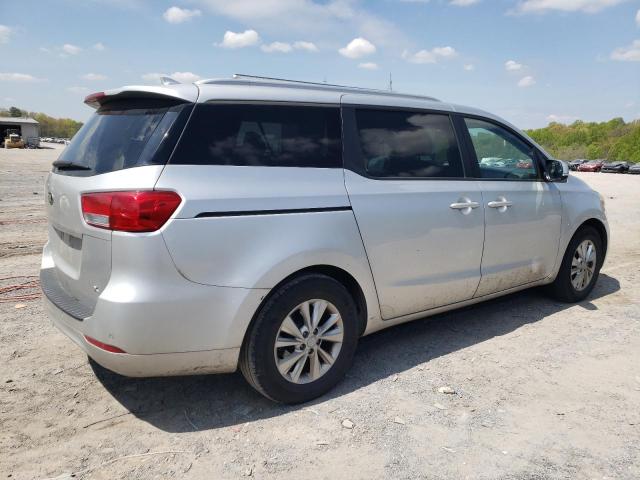 KNDMB5C12G6187908 - 2016 KIA SEDONA LX SILVER photo 3