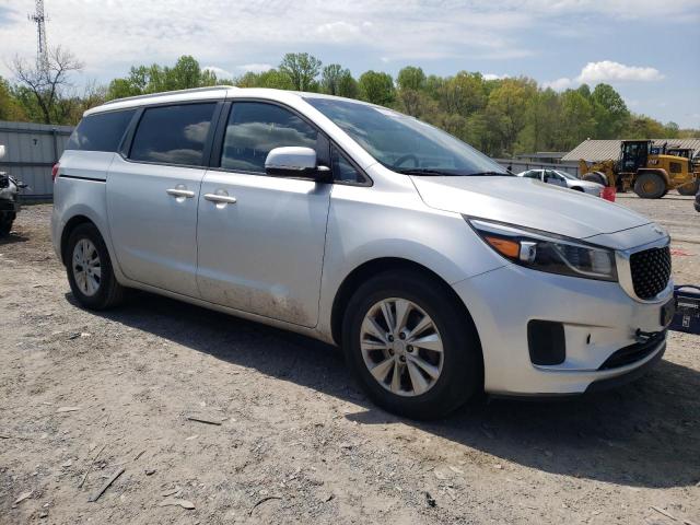 KNDMB5C12G6187908 - 2016 KIA SEDONA LX SILVER photo 4