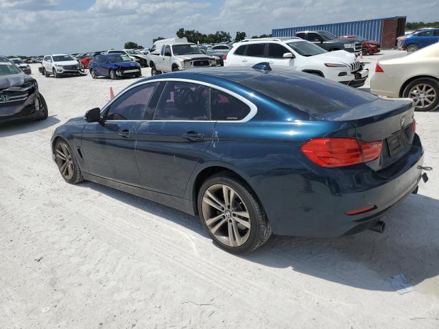WBA4E3C56HG187031 - 2017 BMW 440I GRAN COUPE BLUE photo 2