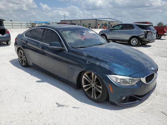 WBA4E3C56HG187031 - 2017 BMW 440I GRAN COUPE BLUE photo 4