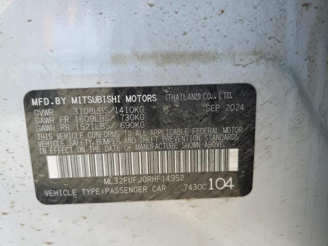 ML32FUFJ0RHF14952 - 2024 MITSUBISHI MIRAGE G4 ES 白色 照片 12