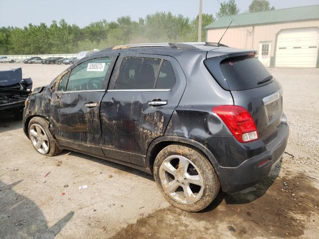 3GNCJMSB0GL245529 - 2016 CHEVROLET TRAX LTZ GRAY photo 2