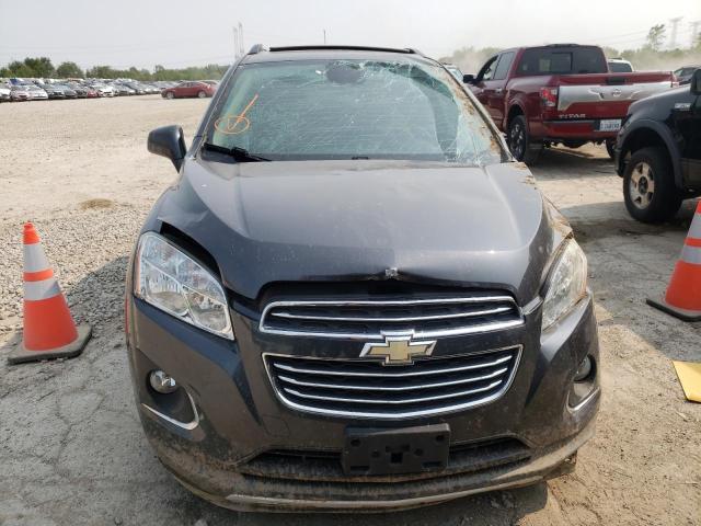 3GNCJMSB0GL245529 - 2016 CHEVROLET TRAX LTZ GRAY photo 5