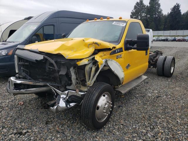 1FDUF4GT6GEC18265 - 2016 FORD F450 SUPER DUTY YELLOW photo 1