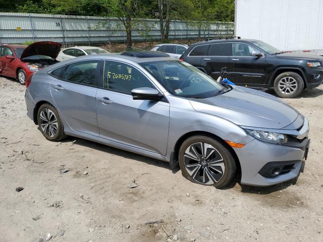 JHMFC1F76JX035077 - 2018 HONDA CIVIC EXL ვერცხლისფერი ფოტო 4