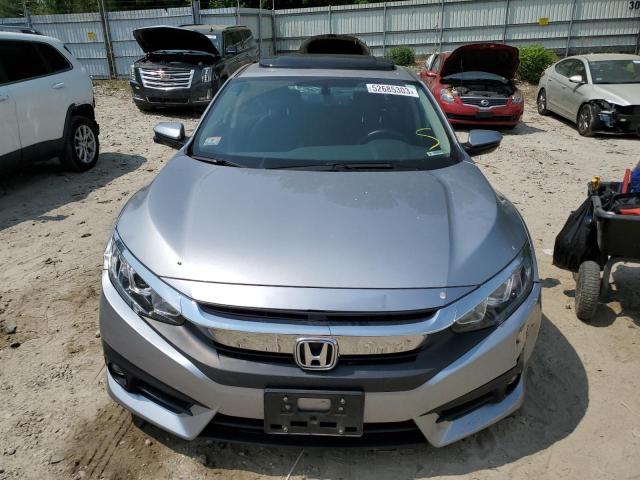 JHMFC1F76JX035077 - 2018 HONDA CIVIC EXL ვერცხლისფერი ფოტო 5