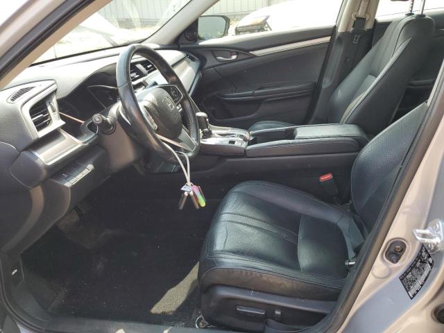 JHMFC1F76JX035077 - 2018 HONDA CIVIC EXL ვერცხლისფერი ფოტო 7