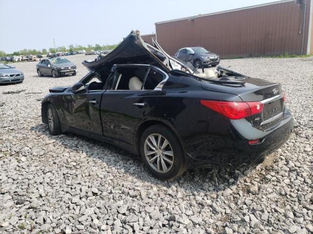 JN1BV7AR1EM707837 - 2014 INFINITI Q50 BASE BLACK photo 2