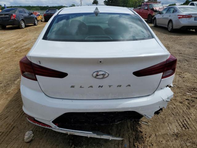 5NPD84LF9LH625490 - 2020 HYUNDAI ELANTRA SEL WHITE photo 6