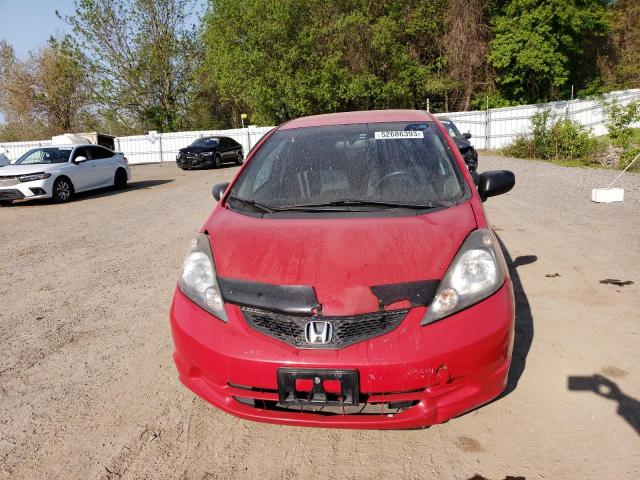 LUCGE8H33D3006386 - 2013 HONDA FIT DX-A RED photo 5