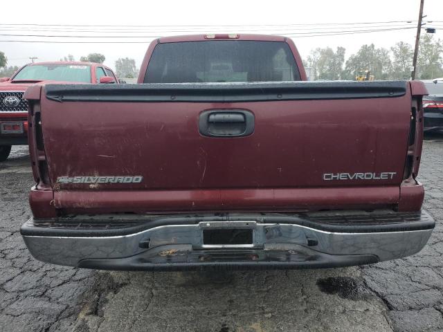 2GCEC19V221297376 - 2002 CHEVROLET SILVERADO C1500 BURGUNDY photo 6