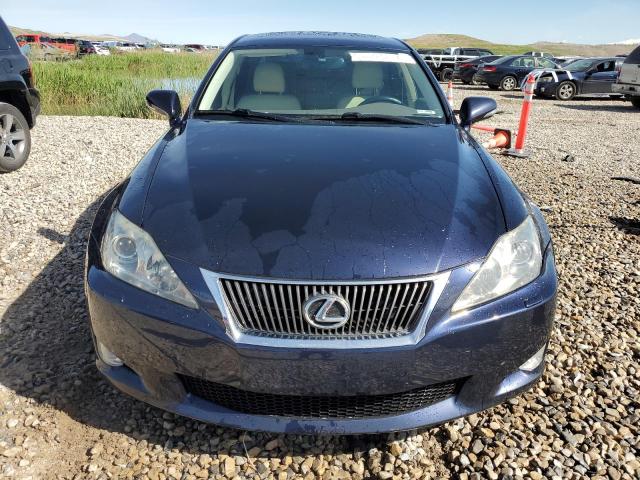 JTHCK262592030445 - 2009 LEXUS IS 250 BLUE photo 5