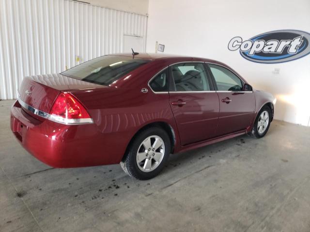 2G1WT57K591295824 - 2009 CHEVROLET IMPALA 1LT MAROON photo 3