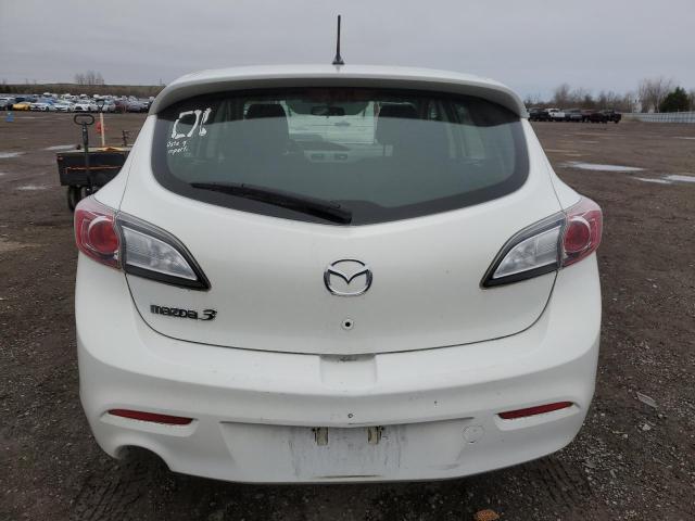 JM1BL1KF4C1625412 - 2012 MAZDA 3 I WHITE photo 6