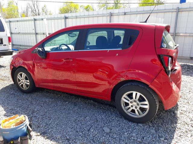 1G1JC6SH9D4122896 - 2013 CHEVROLET SONIC LT RED photo 2