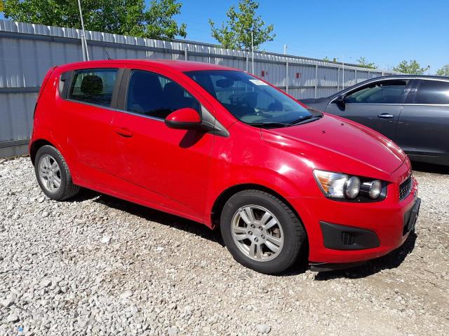 1G1JC6SH9D4122896 - 2013 CHEVROLET SONIC LT RED photo 4