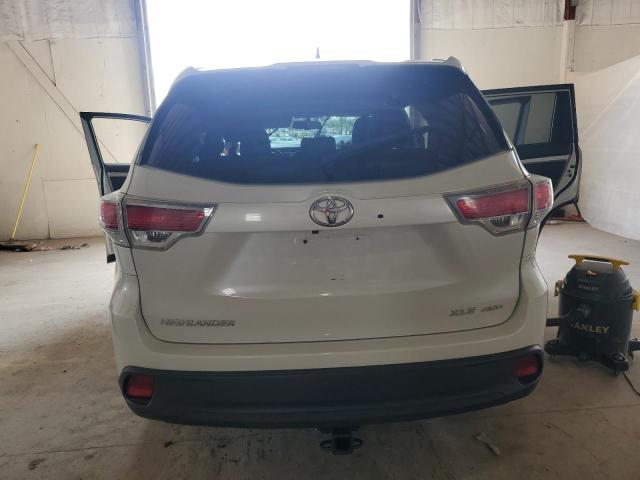 5TDJKRFH1FS192924 - 2015 TOYOTA HIGHLANDER XLE 白色 照片 6