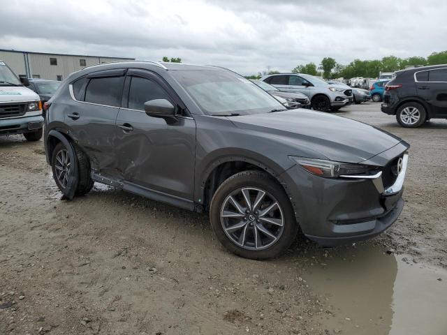 JM3KFADL4H0132182 - 2017 MAZDA CX-5 GRAND TOURING GRAY photo 4