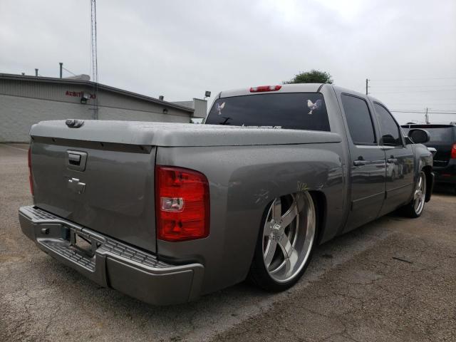 3GCEC13J37G501395 - 2007 CHEVROLET SILVERADO C1500 CREW CAB SILVER photo 4