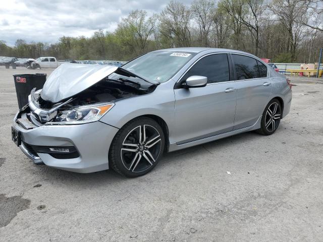 1HGCR2F55HA247362 - 2017 HONDA ACCORD SPORT SILVER photo 1