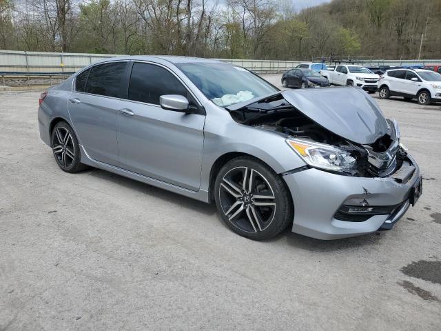 1HGCR2F55HA247362 - 2017 HONDA ACCORD SPORT SILVER photo 4