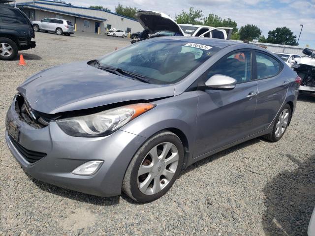 KMHDH4AE3DU670535 - 2013 HYUNDAI ELANTRA GLS SILVER photo 1