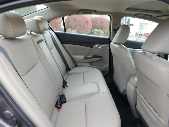 19XFB2F9XDE071452 - 2013 HONDA CIVIC EXL GRAY photo 10