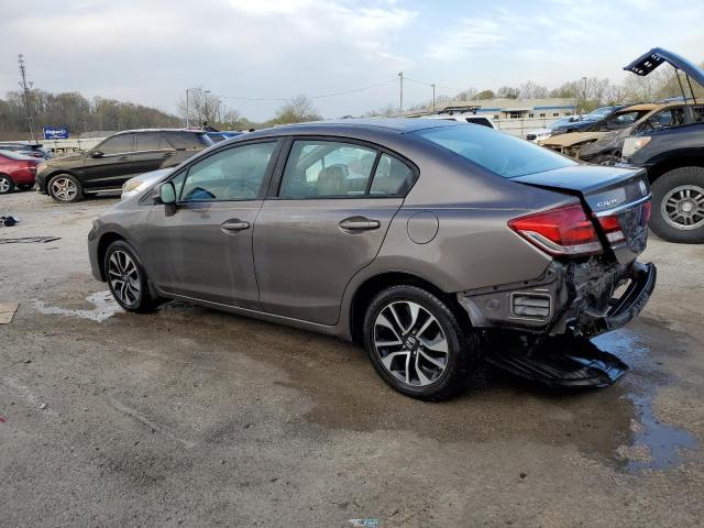19XFB2F9XDE071452 - 2013 HONDA CIVIC EXL GRAY photo 2