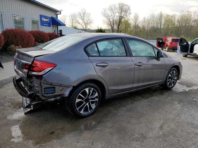 19XFB2F9XDE071452 - 2013 HONDA CIVIC EXL GRAY photo 3