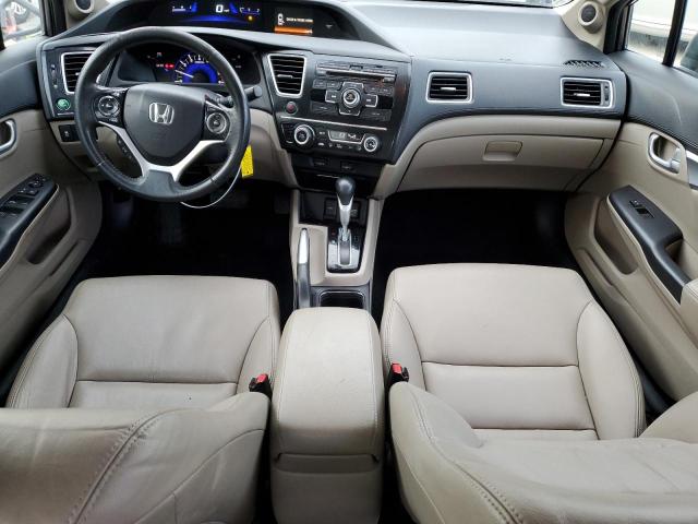 19XFB2F9XDE071452 - 2013 HONDA CIVIC EXL GRAY photo 8