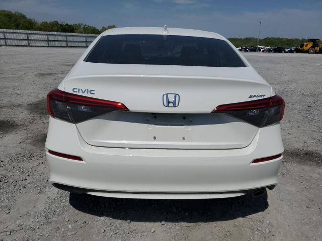 2HGFE2F56RH580827 - 2024 HONDA CIVIC SPORT WHITE photo 6
