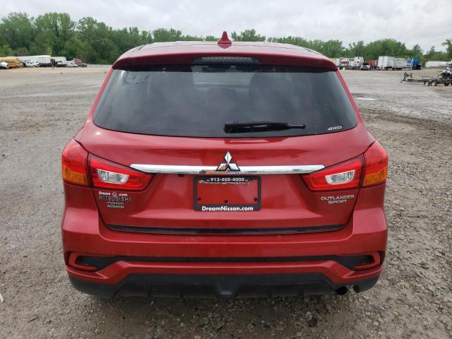 JA4AR3AU2KU008605 - 2019 MITSUBISHI OUTLANDER ES RED photo 6