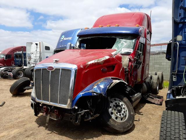 1XP4D49X8CD131847 - 2012 PETERBILT 587 RED photo 2